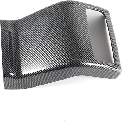 Carbon Fiber Rear AC Vent Trim Cover Compatible with Honda Accord 2018–2022, Interior Dashboard Air Outlet Frame Decal Accessories for 10th Gen Accord