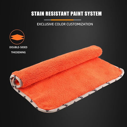 SPTA Car Microfiber Towels, 3Pcs Microfiber Car Cleaning Cloths, Upgraded 1200gsm Ultra-Thick Cars Drying Towel Microfiber for Car and Home Polishing Washing and Detailing 16'' x 16'' (3 Pack)