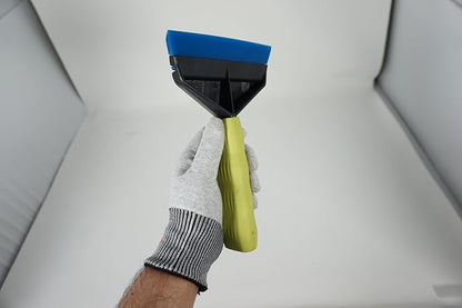 RockRose Comfort Glide Window Wiper Squeegee Effortless Cleaning & Film Installation with Soft TPE Handle for Secure Grip on All Glass Surfaces 2pcs
