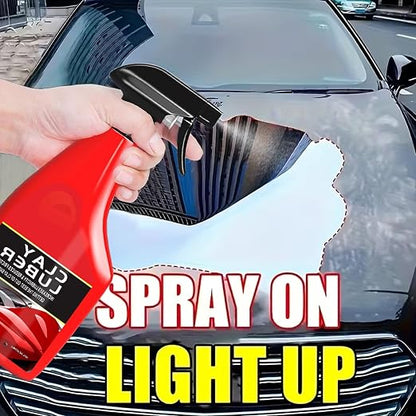 Heavy Duty Car Clay Bars Auto Detailing Clay Luber Synthetic Lubricant Kit，4 Pcs Auto Detailing Clay Bar，10 Pack Clay Lubricant Sheets & Microfiber Towel – Safe Deep Clean, Remove Contaminants