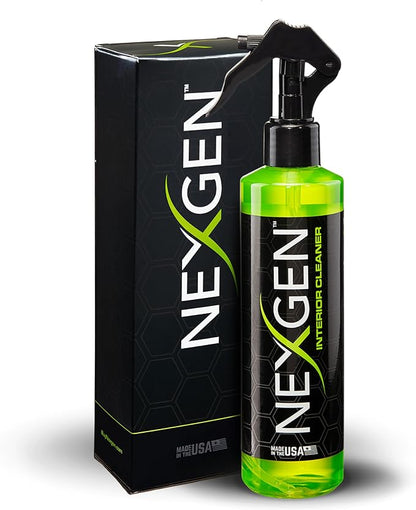 Nexgen Interior Cleaner (8oz) - UV Protection & Residue-Free Professional Finish - On-The-Go Car Detailing - Car Cleaning Supplies - for Leather, Dash, Glass & Upholstery
