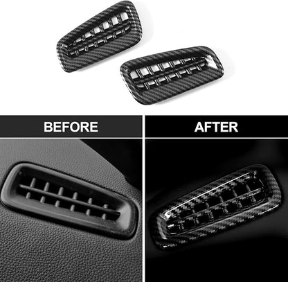 14 Pcs Carbon Fiber Interior Kit Compatible with 2022-2026 11th Gen Honda Civic, AC Air Vent Cover Steering Wheel Cover Gear Shift Panel Cover Inner Door Handle Cover