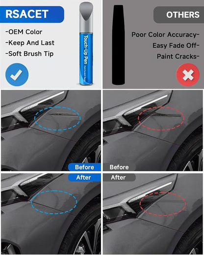 Steel Grey(KLG) Touch Up Paint Compatible with Kia Exact Match Touch Up Paint Car Scratch Repair