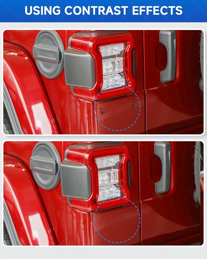Touch Up Paint Compatible with Jeep Exact Match Touch Up Paint Car Scratch Repair (Firecracker Red(PRC/MRC) Compatible with Cherokee/Wrangler-JK/Wrangler-JK-Unlimited)