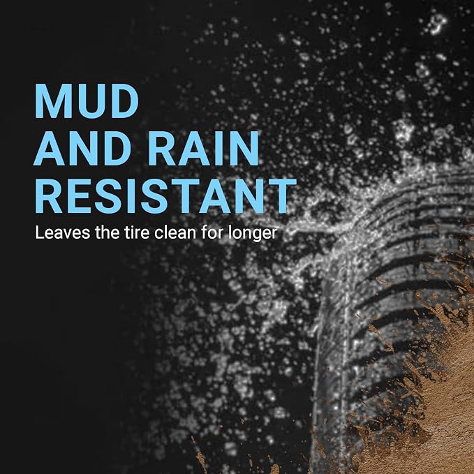 Vonixx Revox Synthetic Tire Sealant | Water Repellency & UV Protection | Solvent Free | Enhanced Resistance to Mud & Rain | Elevate Your Vehicle's Appearance and Protection | 16.9 fl oz (500 ml)