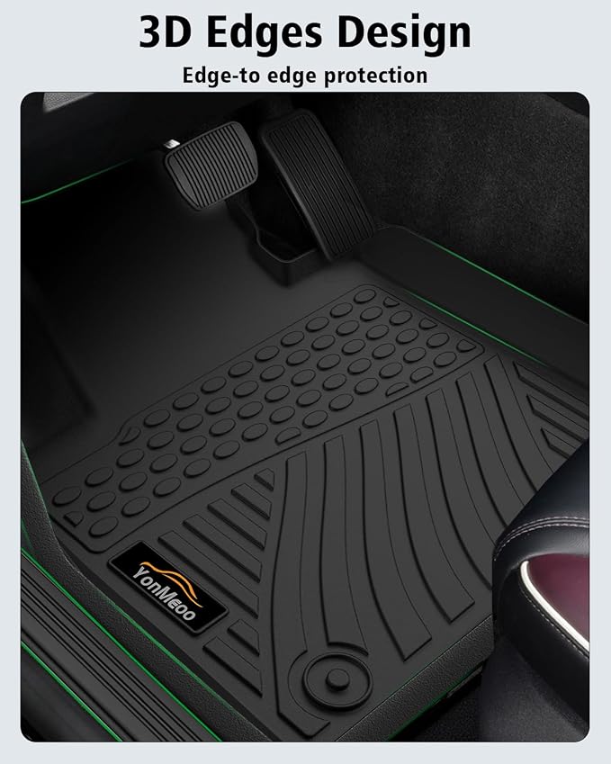 Floor Mats Custom Fit for Kia Sorento 2021-2025 2026 6&7 Seats (Not for Hybrid) Trunk Mat with Backrest Mat All Weather TPE Rubber Cargo Liner Back Seat Protector Full Set for Sorento Accessories