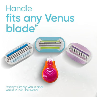 Gillette Venus Extra Smooth Travel Razor Kit for Women, Mini Handle + Refill + Case