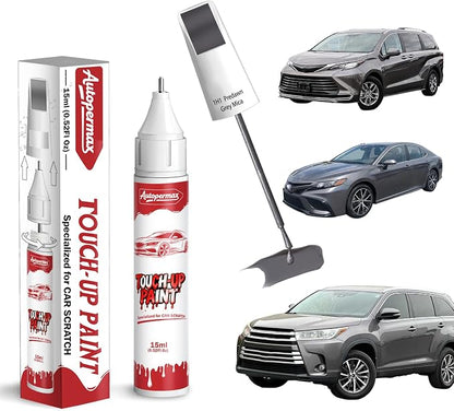 1H1 Predawn Grey Mica Car Touch Up Paint for Toyota, Color Accurate Two-In-One Car Paint Scratch Repair Pen, Professional Scratch Remover for Vehicles Chips and Nicks Scuff