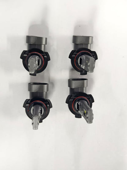 SEALIGHT S2S 9005/HB3 9006/HB4 Light Bulbs Combo, 140,000LM Super Brighter, 6500K Pure White 9005 9006 Fog Bulbs, with Cooling Fan 70K+ Hours Lifespan, 4-Pack