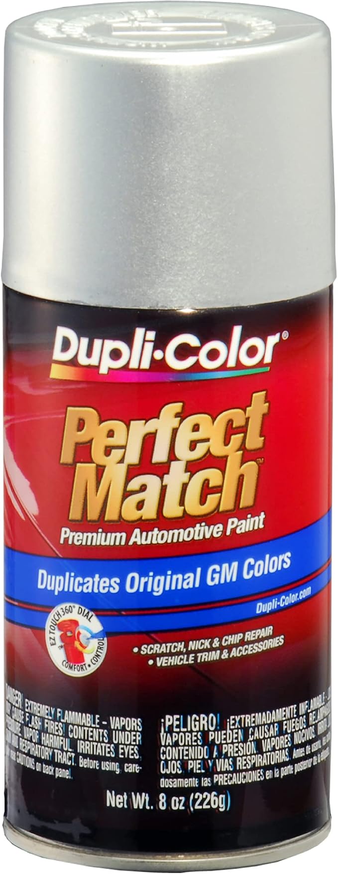 Dupli-Color Perfect Match Premium Automotive Paint, Galaxy Silver (M), 8 oz