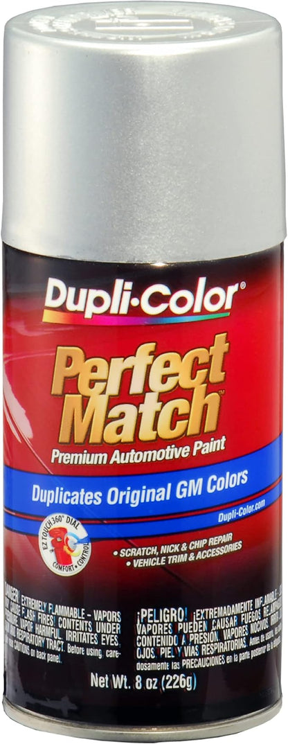 Dupli-Color Perfect Match Premium Automotive Paint, Galaxy Silver (M), 8 oz