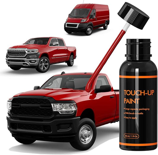 PR4 Flame Red Touch Up Paint for Dodge, DIY Car Paint Scratch Repair Kit, Automotive Paints, Quick & Easy Fix Scratch Repair for RAM Promaster/1500/2500/3500/4500/5500