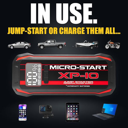 Antigravity Batteries 600A Lithium Jump Starter – 12V Portable Battery Booster for Gas & Diesel Vehicles up to 7.3L, Compact Jump Box with USB-C Fast Charging