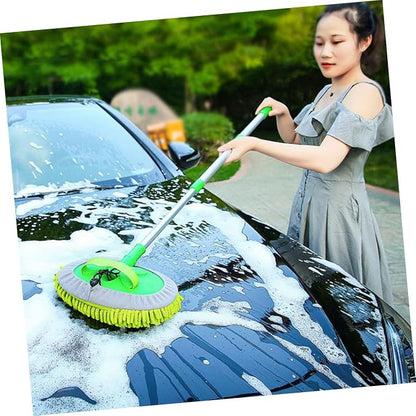 Gatuida 3pcs Car Wash Brush Car Wash Car Cleaning Supplies Car Wash Dust Brush Car Accessories Mop for Cleaning Supplies Vehicle Wash Brush Microfiber Duster No Scratches Cleaning Brush, Greenx3pcs