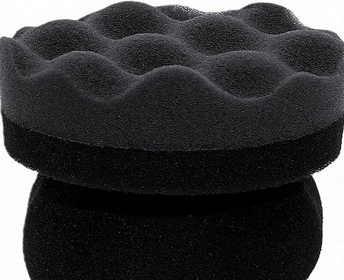 Hex Grip Tire Dressing Applicator Pad, 2PCS Reusable Foam Sponge with Wavy Contoured Surface for Even Shine Car Detailing (S (31.5 X 25.2in))