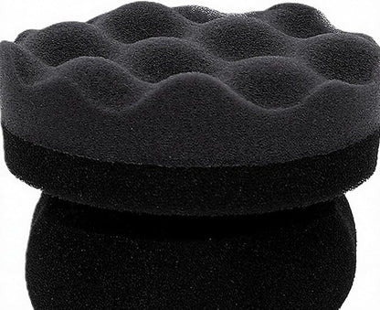 Hex Grip Tire Dressing Applicator Pad, 2PCS Reusable Foam Sponge with Wavy Contoured Surface for Even Shine Car Detailing (S (31.5 X 25.2in))