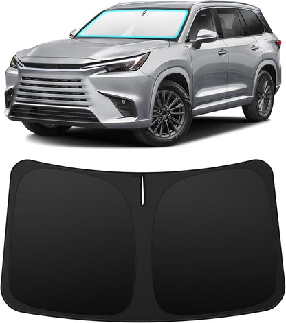 INSAUTO Custom Fit Windshield Sun Shade Accessories for Lexus TX 2024 2025 2026 (TX350/TX500h/TX550h+), Foldable Front Window Sunshade, UV & Heat Reflector, Keeps Interior Cool, Includes Storage Bag