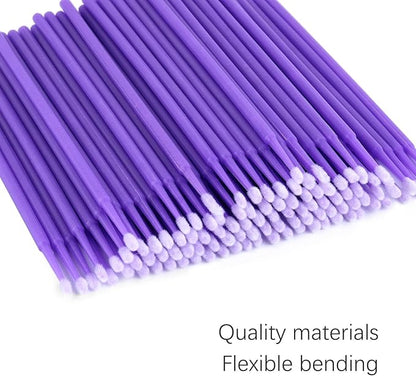 100PCS Car Touch Up Paint Brushes,Single-Use Micro Brushes for Refinishing Car Detail Paint Tiny Paint Brushes Scratches,Practical Car Accessories Micro Paint Brushes for Paint Chip Repair