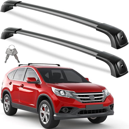 Wonderdriver 330lbs Roof Rack Cross Bars Fit for Honda CRV CR-V 2012 2013 2014 2015 2016 (without Side Rails), Heavy Duty Aluminum Roof Rails Crossbars (Cutting the molding trim) Cargo Carrier Luggage