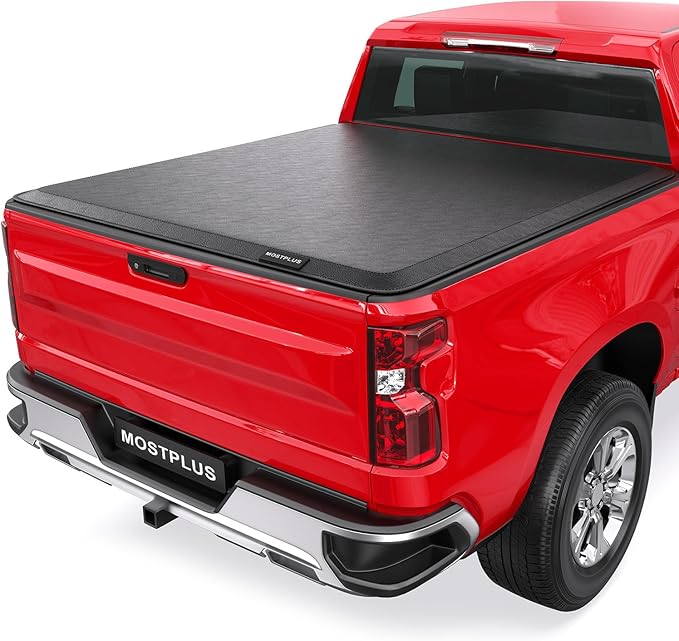 MOSTPLUS Roll-Up Soft Vinyl Truck Bed Tonneau Cover Compatible with 2004-2006 Chevrolet Chevy Silverado/GMC Sierra 1500 2500 3500 Fleetside 5.8 FT Bed 69 inch Fleetside