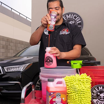 Chemical Guys CWS21516 Sticky Snowball Ultra Snow Foam Car Wash Soap (Works with Foam Cannons or Bucket Washes) Safe for Cars, Trucks, Motorcycles, RVs & More 16 fl oz, Cherry Scent