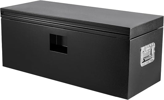 Underbody Truck Tool Box Steel Storage ToolBox, Tool Chest Organizer w/Lock and Keys For Pickup, Truck Bed, RV, Trailer, Heavy Duty Waterproof Black Box,36 x 15 x 15 Inch
