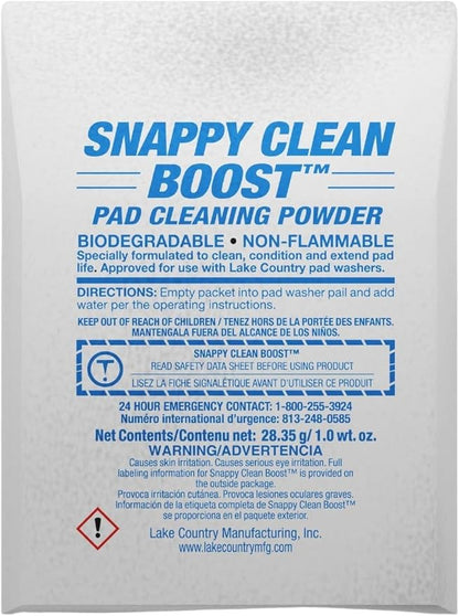 Lake Country Snappy Cleaner Powder - Concentrated Pad Cleaning Powder Formula for Foam, Wool & Microfiber Pads. Removes wax and polish residue and extends pad life. (72 Pack)
