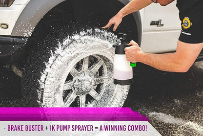 P & S PROFESSIONAL DETAIL PRODUCTS - Brake Buster Wheel and Tire Cleaner - Non-Acid Formula Safe For All Wheel Types, Removes Brake Dust, Oil, Dirt, Light Corrosion - 1 Gallon