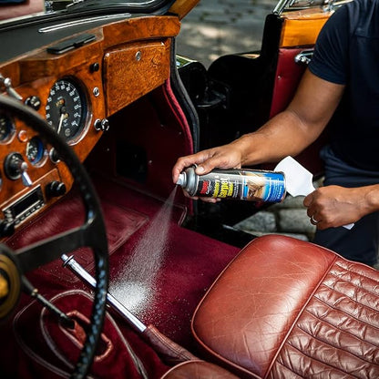 Stoner Car Care 99056 Interior Detailing 8-Piece Kit Includes Carpet and Upholstery Cleaner, Leather Cleaner, Trim Shine, Trim Clean, Premium Glass Cleaner, Power Clean, and Two Microfibers