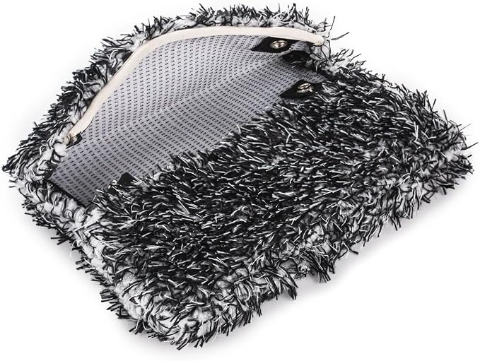 The Rag Company - Mitt on A Stick Pro+ | Clean Hard-to-Reach Roofs and Sides of Cars, Trucks, RVs, Semis & Trailers - Soft Microfiber Head and Extendable Foam Handle
