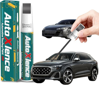Daytona Gray Pearl(LZ7S/6Y) Touch Up Paint Compatible with Audi Car Paint Pen Scratch Repair Automotive Scratch Remover Fix Exact Color Match