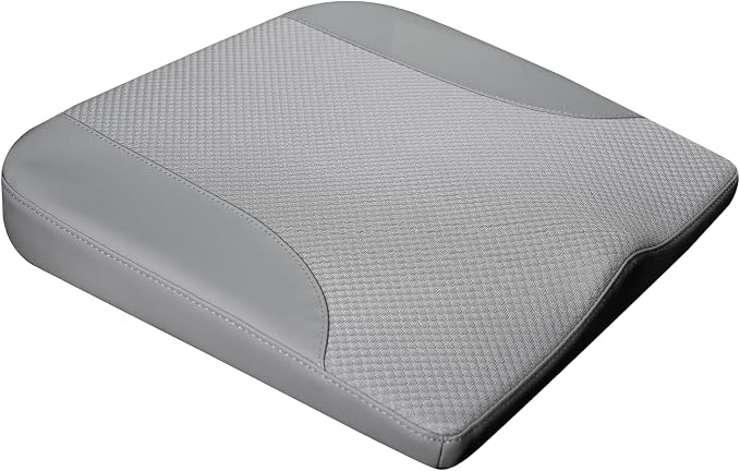 Allaboutsla Car Seat Cushion, Car Seat Cushions for Driving with Comfort Memory Foam - Sciatica & Back Pain Relief, Suitable for Car, Truck, Office Chair (Gray)