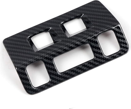 HIGH FLYING Carbon Fiber Grain Car Interior Accessories Dashboard Console Head Light Switch Cover Trim Kit ABS 1PC for Subaru WRX STI 2015-2021, XV Crosstrek 13-17