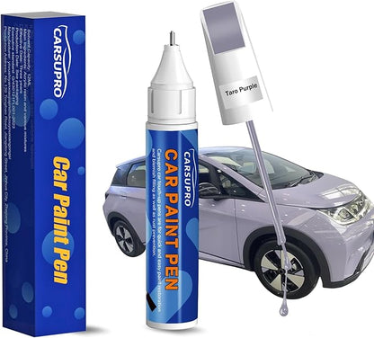 Purple Touch Up Paint for Cars,Car Paint Touch Up Pen for Deep Scratches,Car Scratch Repair Pen Auto Scratch Remover for Easy to Use and Fix(Taro Purple)