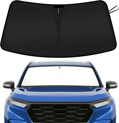 Car Sun Shade for 2023 2024 2025 2026 Honda CRV Windshield Sun Shade, Sun Visor Windshield Screen Cover for Honda CR-V Front Window Sunshade Foldable Auto Interior Accessories UV Block to Keep Cool