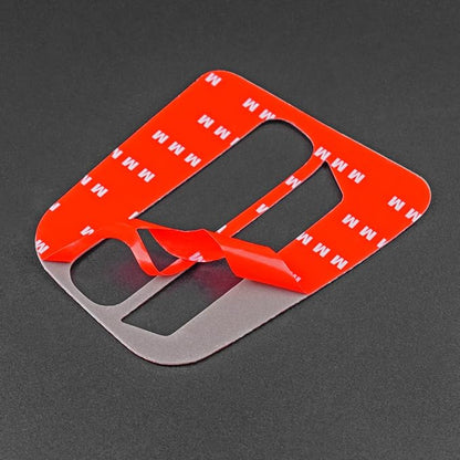 AIRSPEED for BMW E46 1998-2006 Center Console Gear Shift Panel Trim (Upper Left Button Cutout) – Carbon Fiber Interior Trim Accessories, Black