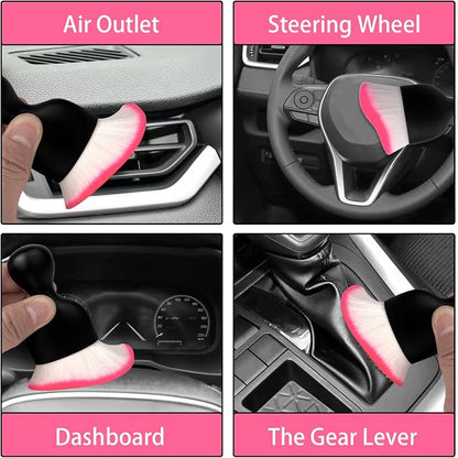 XY North Car Interior Dust Brush, Auto Detailing Brush, Soft Bristles Car Cleaning Brushes, Tool for Air Conditioner Vents, Leather, Computer, Scratch Free, Car Interior Accessories