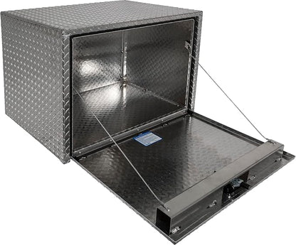 Buyers Products 1705133 Diamond Tread Aluminum Underbody Truck Tool Box, 24 x 24 x 30, Made in USA, .100 in. Thick, Corrosion-Resistant, Locking Compression Latch, Secure Storage for Work Trucks