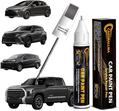 Car Touch Up Paint(1G3 Magnetic Gray Metallic) for Toyota, Color Accurate Car Scratch Repair Remover Pen,Automotive Paint Quick & Easy to fix vehicle Chips and Nicks Scuff