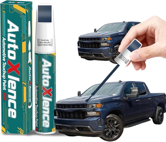 Northsky Blue Metallic(GA0/WA619D) Touch Up Paint Compatible with Chevrolet Car Paint Pen Scratch Repair Automotive Scratch Remover Fix Exact Color Match