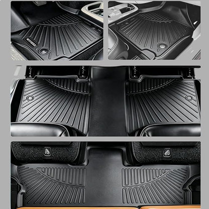 Floor Mats for 2017-2025 2026 Chrysler Pacifica(Hybrid Models), Fit 7 and 8 Passenger Model with Cargo Liners,TPE All Weather Protection Car Full Set Mats,for Pacifica 2017-2026 car Accessories