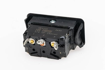 BraunAbility 33218 Gray Rocker Switch (Power On/Off) | Fits Hydraulic Pump Module Faceplate | for Century & Millennium Series Lifts | Main System Toggle | SPDT Sealed