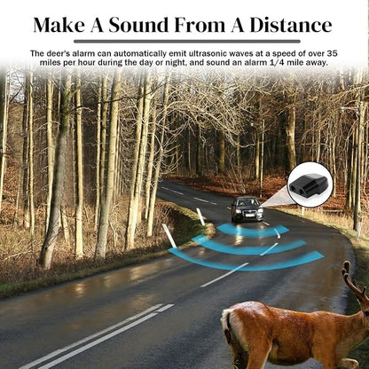 2PCS Deer Whistles for Car, Automotive Deer Warning Whistle Devices, Avoid Collisions Deer Warning Devices with Adhesive Tapes, Universal Animal Alert Accessories Fit Cars Trucks Motorcycles