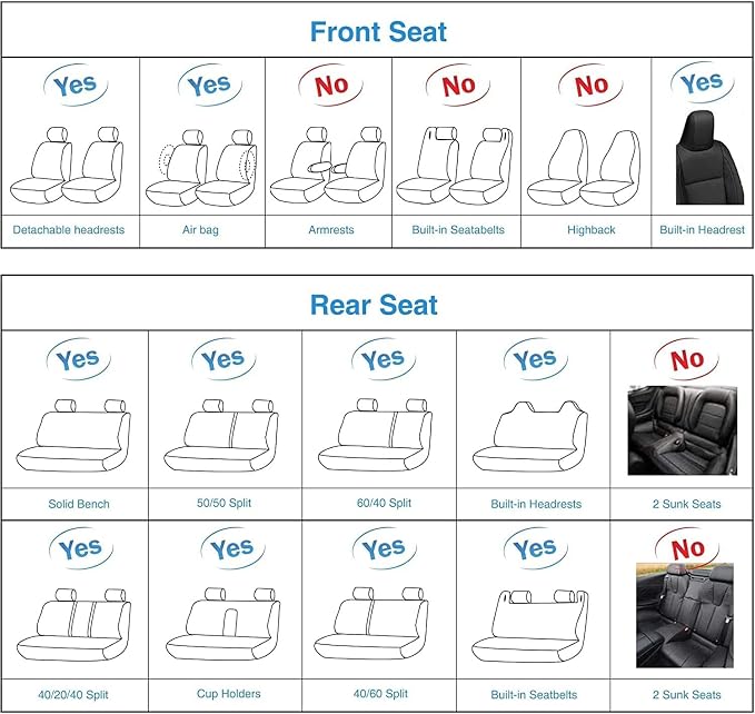 SanQing Car Seat Covers Full Set, Super Luxurious Heavy Universal Duty Waterproof Leather Automotive Vehicle Cover for Cars SUV Pick-up Truck, Non-Slip Seat Pink Car Accessories (Full Set/Wine Red)