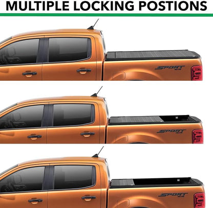 Gator Recoil Retractable Truck Bed Tonneau Cover | G30462 | Fits 2014 - 2018, 2019 Ltd/Lgcy Chevy/GMC Silverado/Sierra 1500 6' 7" Bed (78.9")