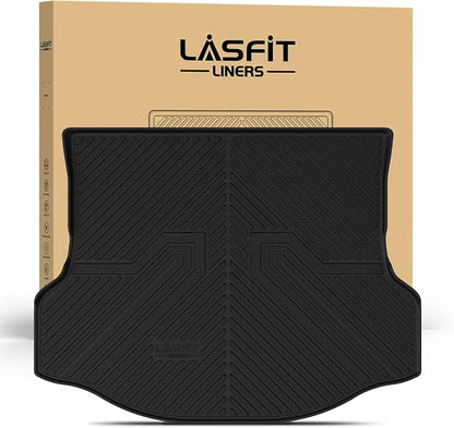 LASFIT Cargo Trunk Mat for Toyota RAV4 2013-2018 (Include Hybrid) All Weather TPE Custom Fit Waterproof RAV 4 Cargo Liner Accessories, Lifespan 5 Years+, Black
