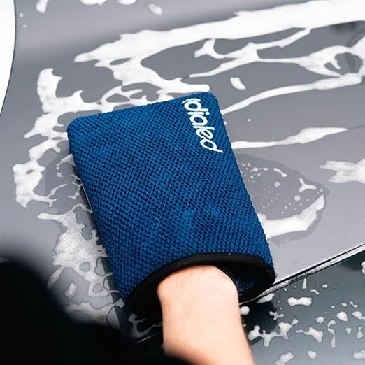 Dialed Clay Mitt - Mesh 3.0 Design - Surface Prep for Waxing, Polishing and Sealant - Fine Grade