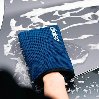Dialed Clay Mitt - Mesh 3.0 Design - Surface Prep for Waxing, Polishing and Sealant - Fine Grade