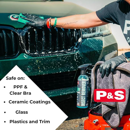 P&S Professional Detail Products Bug Off Insect Remover – Industrial-Strength Bug Splatter Cleaner, Safe for Paint, Trim & Grills, Pre-Wash Treatment, Easy Spray & Rinse Formula - 1 Gallon