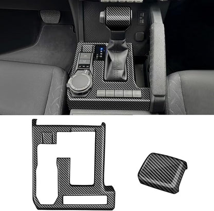 Interior Trim for Toyota 4Runner 2025 2026 Carbon Fiber Gear Shift Panel with Steering Wheel Trim